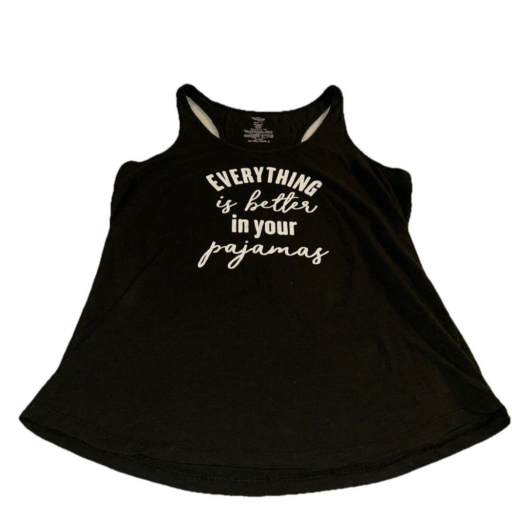 Secret Treasures Sleepwear 8–10 Everything Is Better In Your Pajamas Tank Top